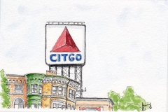 Citgo Sign, Boston (4" x 5")